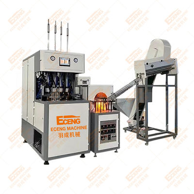 Yarı Otomatik Pet Yağ Şişesi Şişirme Kalıp Makinesi 4 Kavite 2800BPH