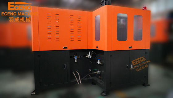 Şeffaf Plastik 3000bph için 2 boşluklu Otomatik Su Şişesi Şişirme Makinesi Eceng Q3000