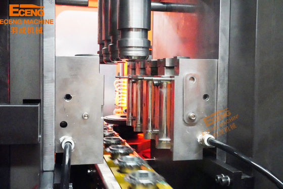 Gıda Cas PET Jar Stretch Blow Moulding Moulding Machine 4 boşluklar Yüksek verimlilik