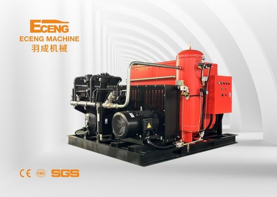Booster Kombine ile Yüksek Basınçlı Vidalı Hava Kompresörü 40bar 10.0m3 / Min 105kw