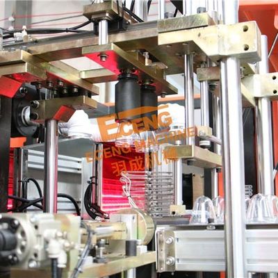 Turuncu 3L Kavanoz PET Streç Şişirme Makinesi 2 Kavite
