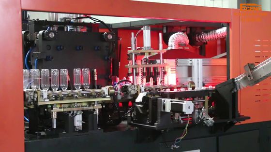 Turuncu 2l Otomatik PET Şişirme Makinesi PLC Kontrolü