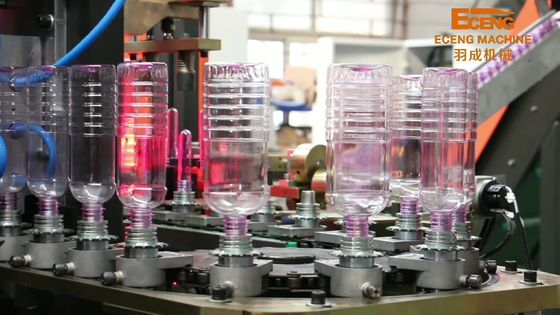 MAC Su Şişesi PET Şişe Şişirme Makinesi 2500KG DELTA PLC Kontrolü