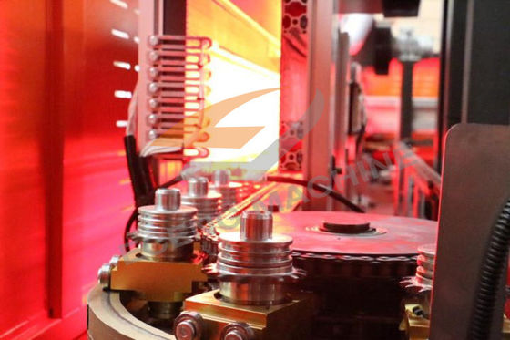 48kw Otomatik PET Kavanoz Şişirme Makinesi Şişe Ağzı 150mm