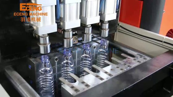 SMC 4 Kavite PET Streç Şişirme Makinesi XINJIE PLC Kontrolü