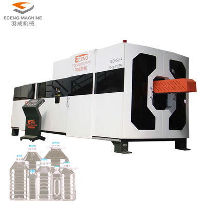 16KW 5 Galon Yarı Otomatik Şişe Şişirme Makinesi 4 Kavite