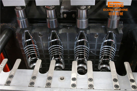 16KW 5 Galon Yarı Otomatik Şişe Şişirme Makinesi 4 Kavite